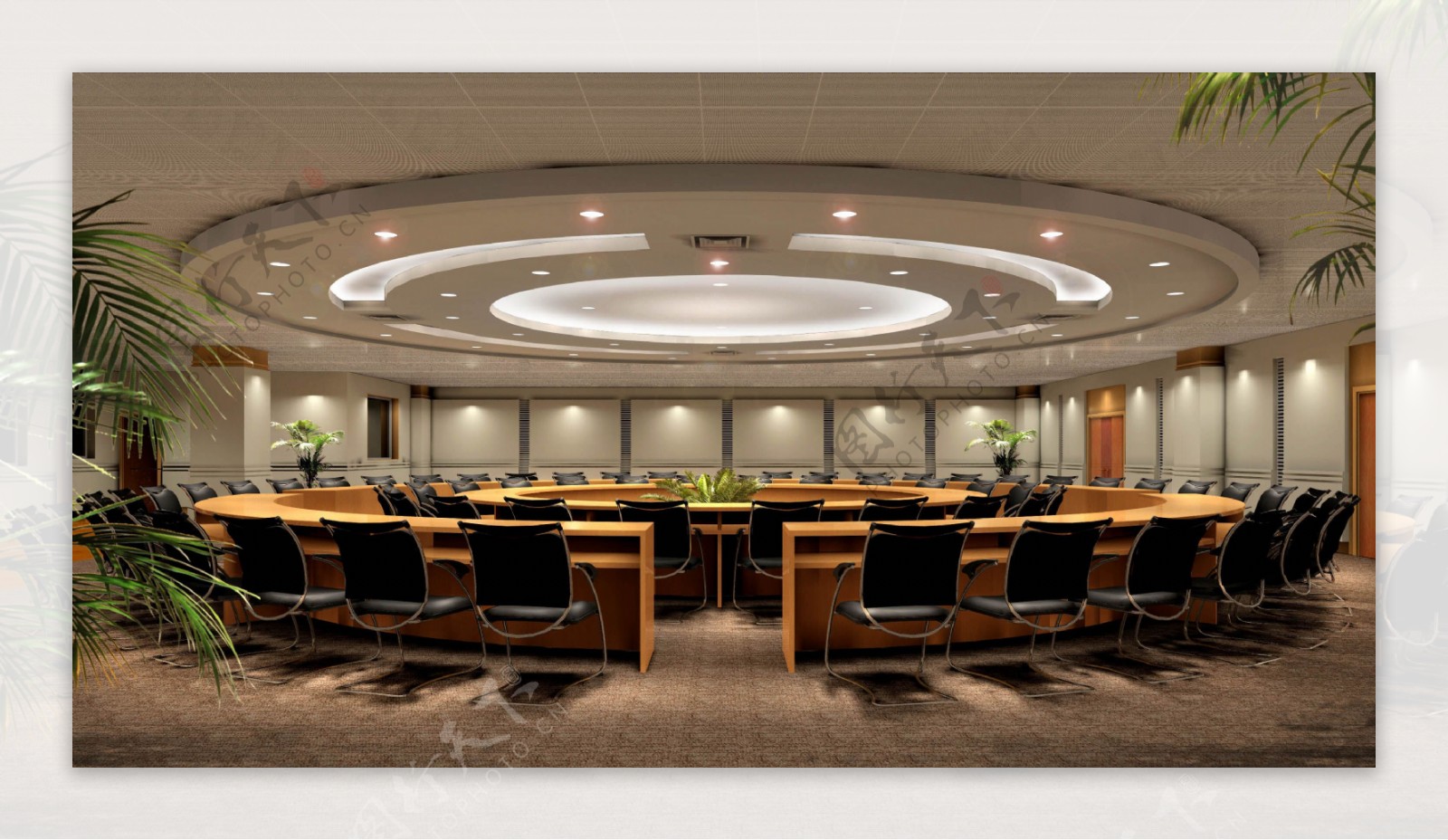 大会议室建筑设计模型方案MAX0013