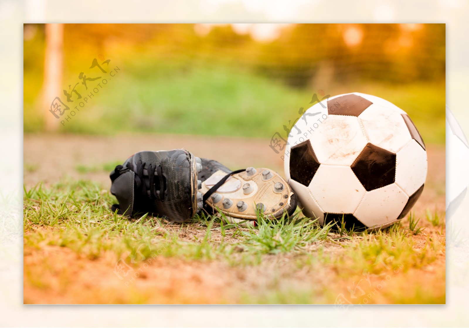 足球与球鞋摄影