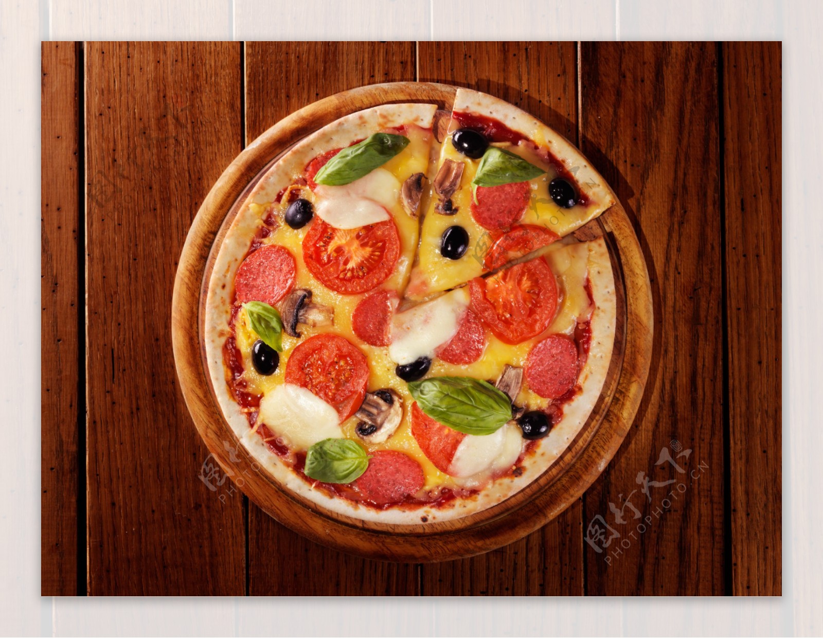 水果披萨大图图片