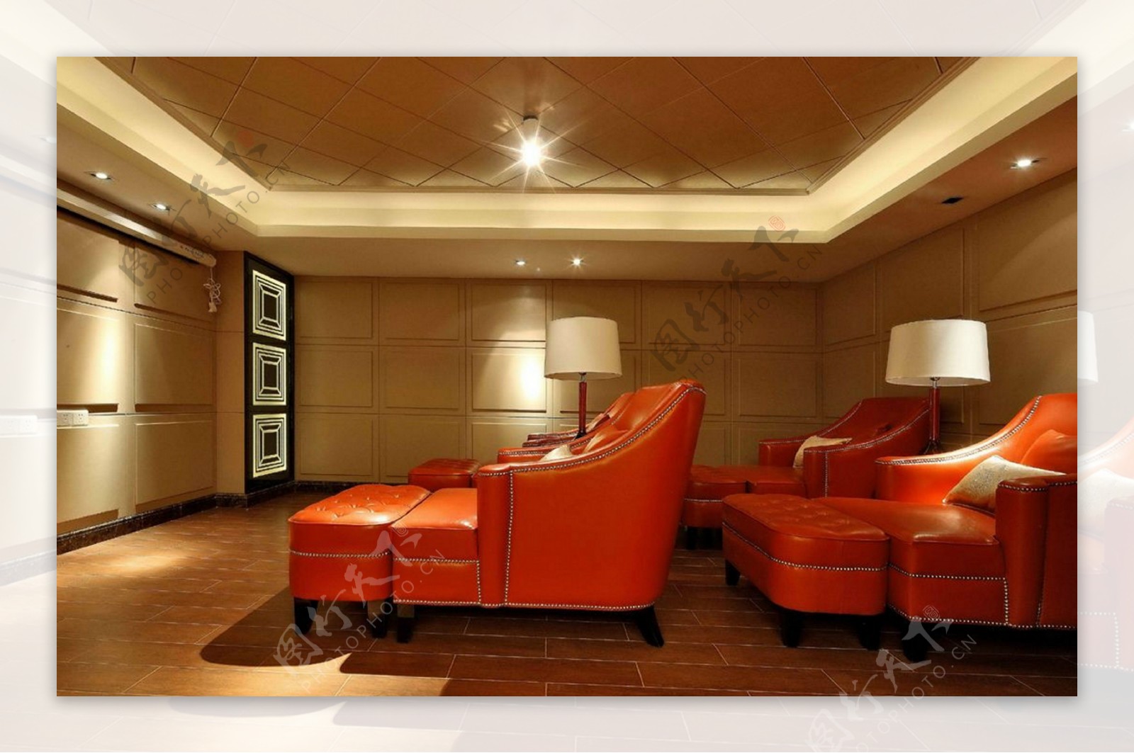 欧式大厅沙发设计图