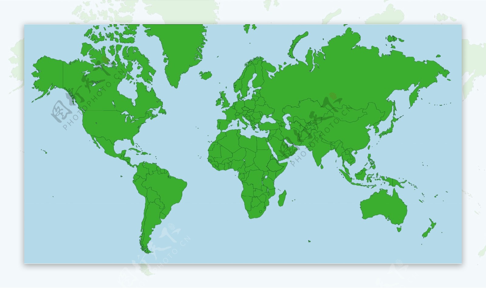 全球地图免费矢量