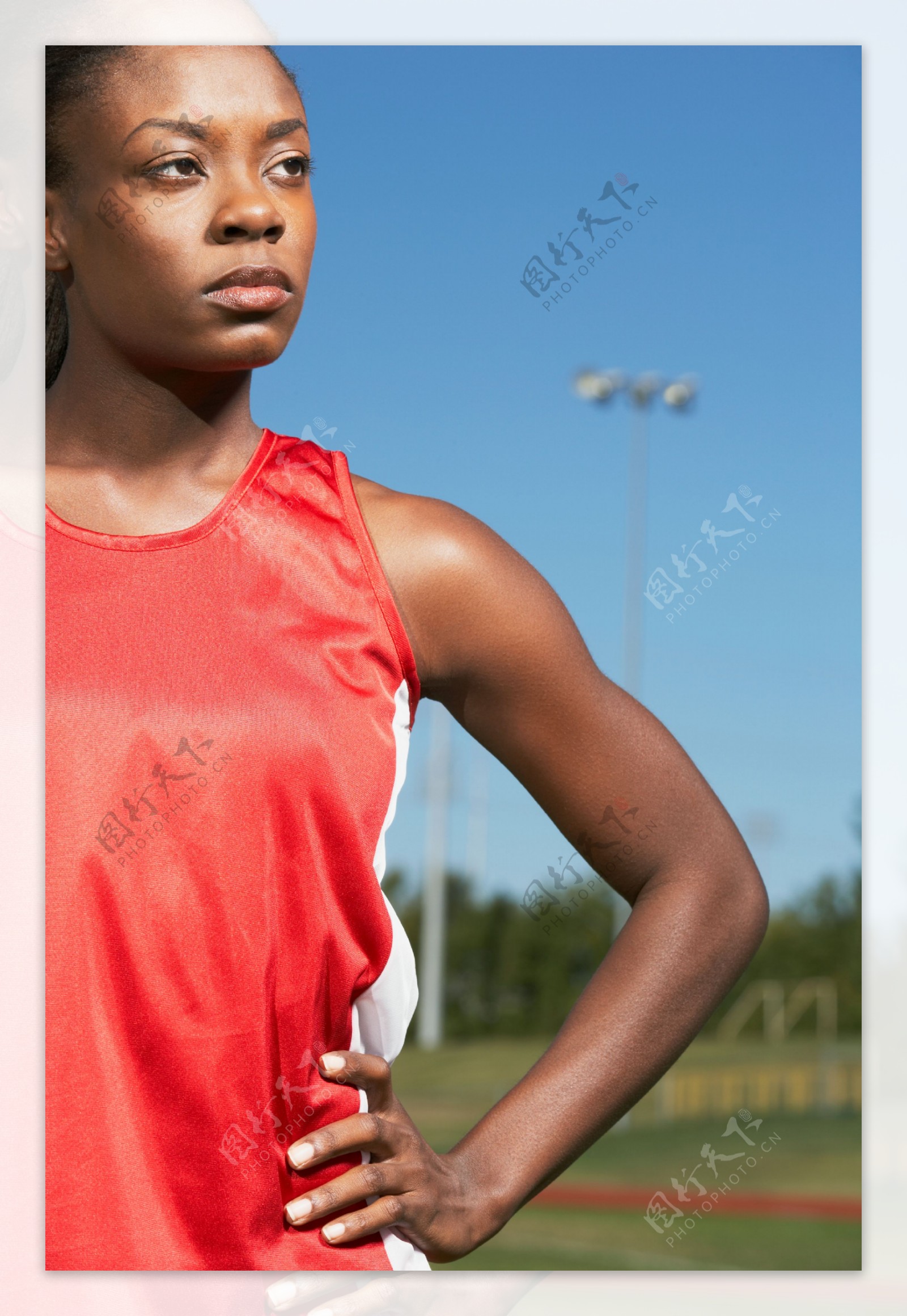 黑人女性运动员图片