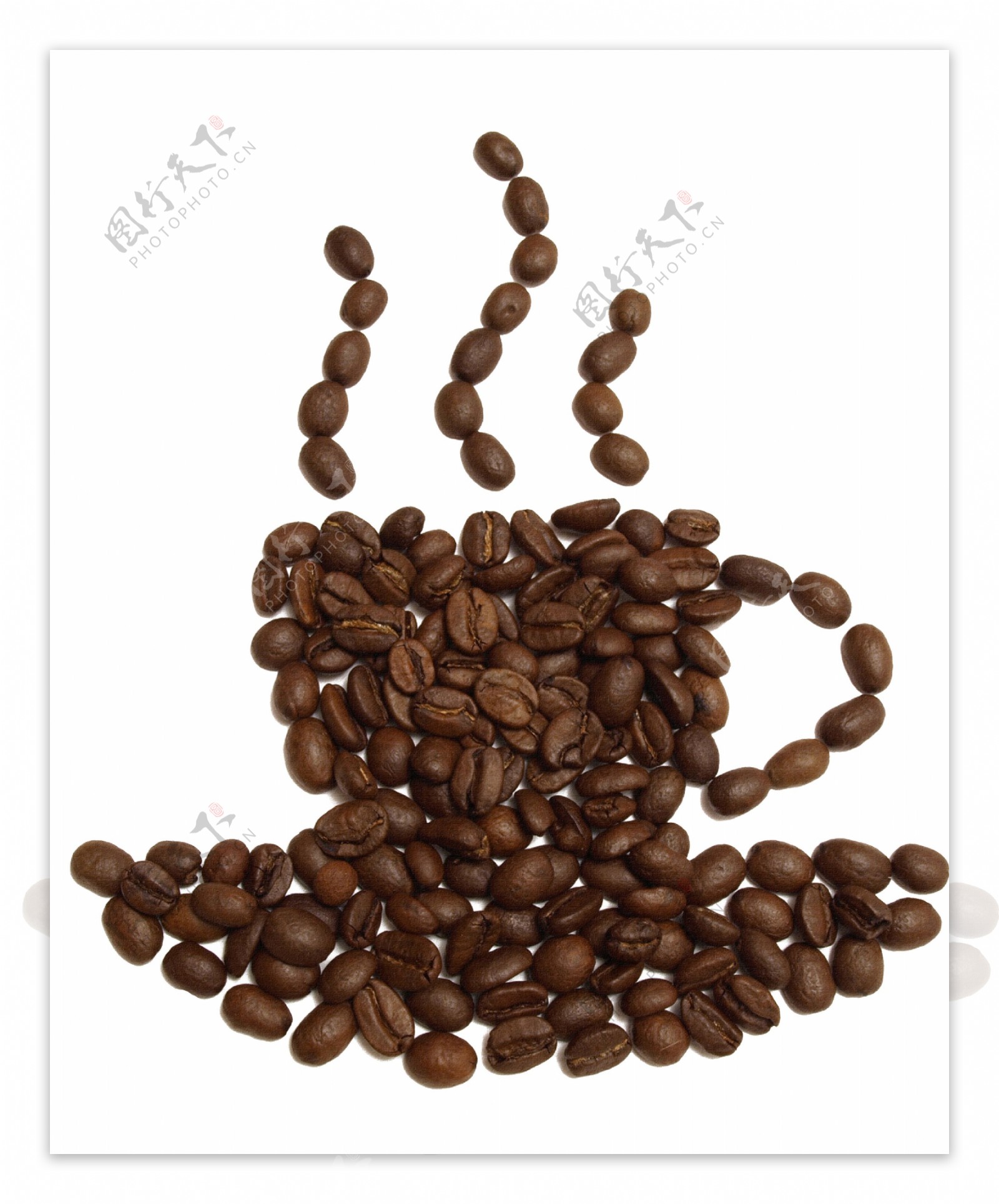 创意咖啡豆图片