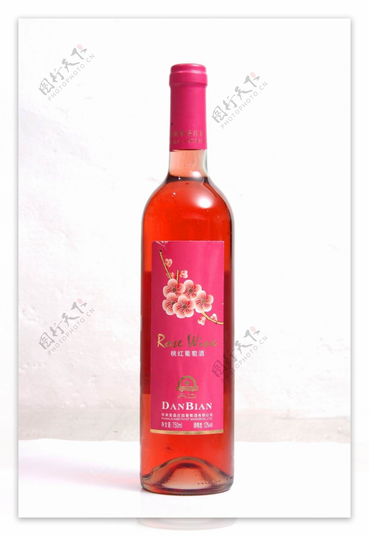 桃红葡萄酒图片