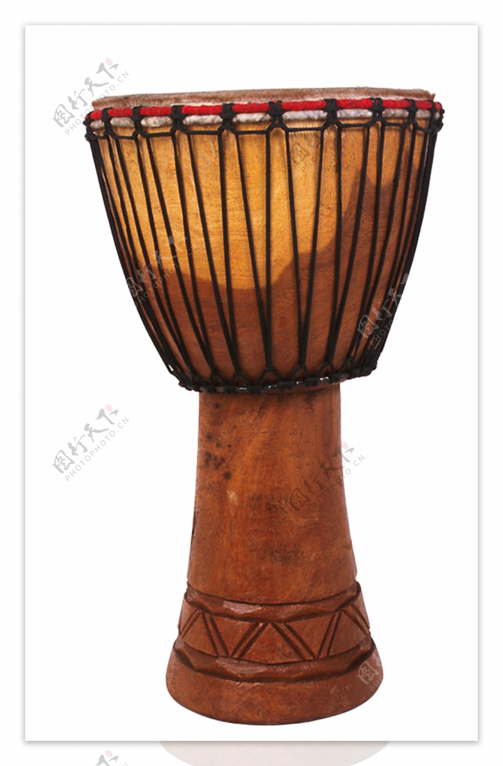 古老非洲手鼓图片