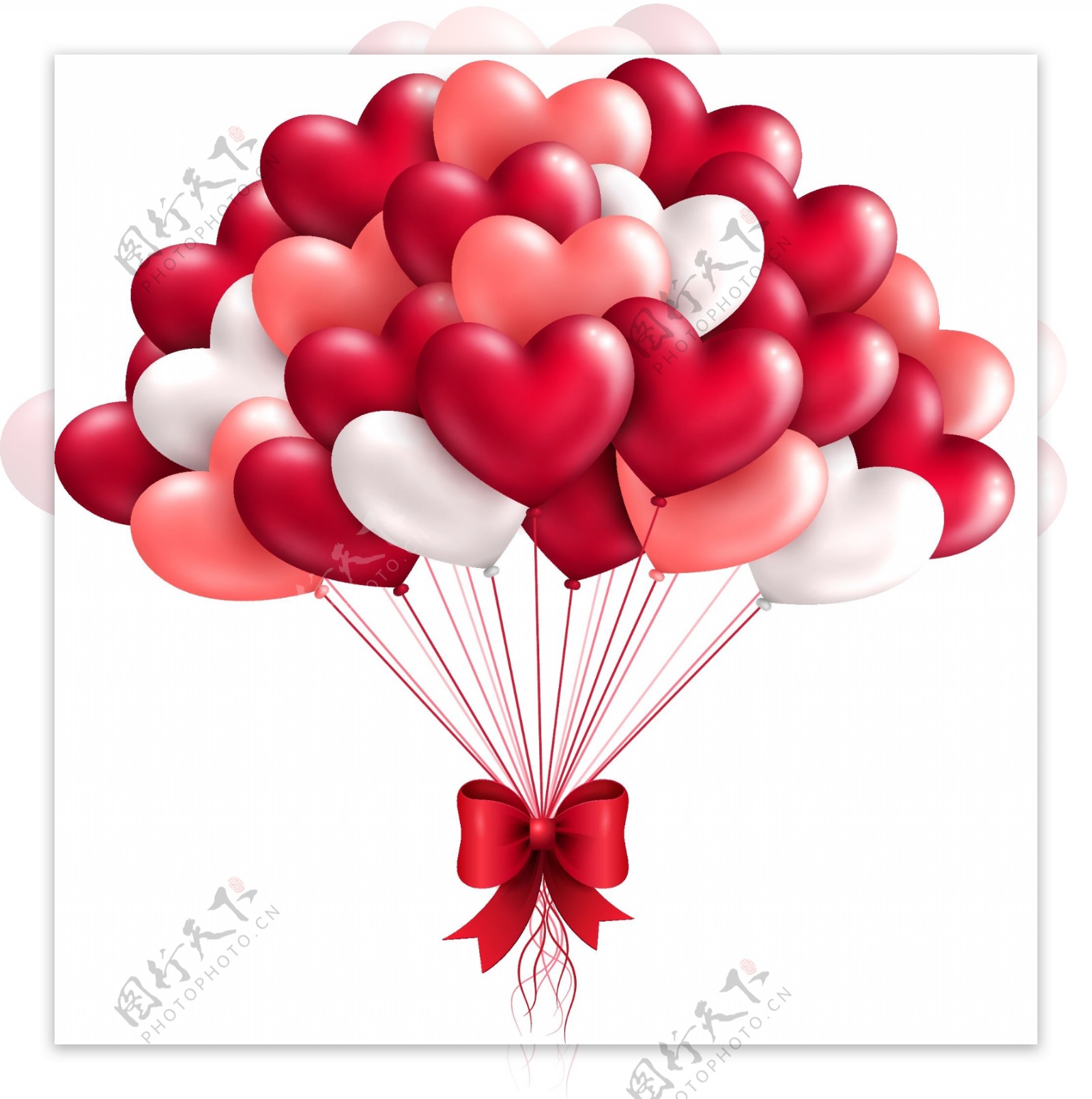 浪漫红色气球