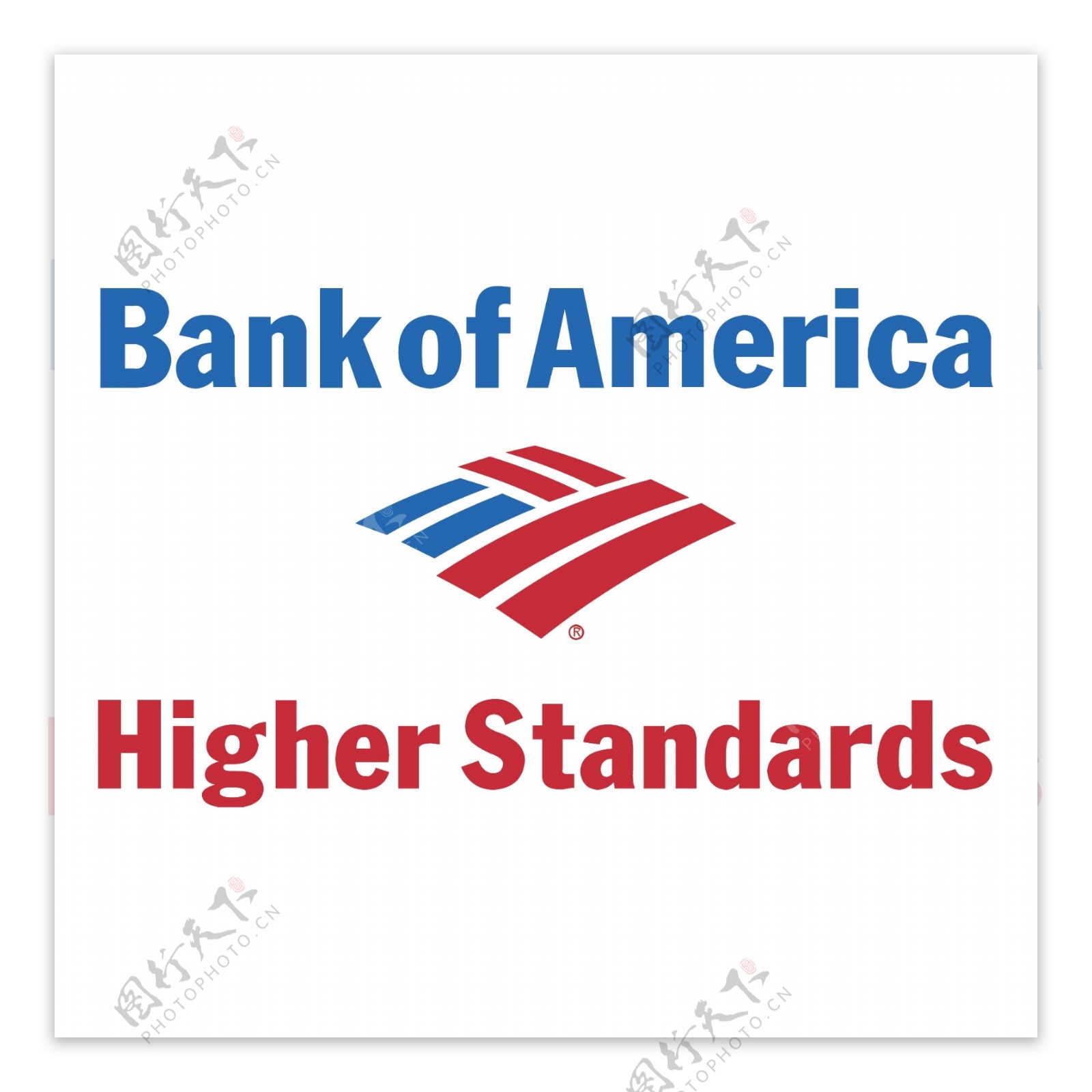 美国银行标识