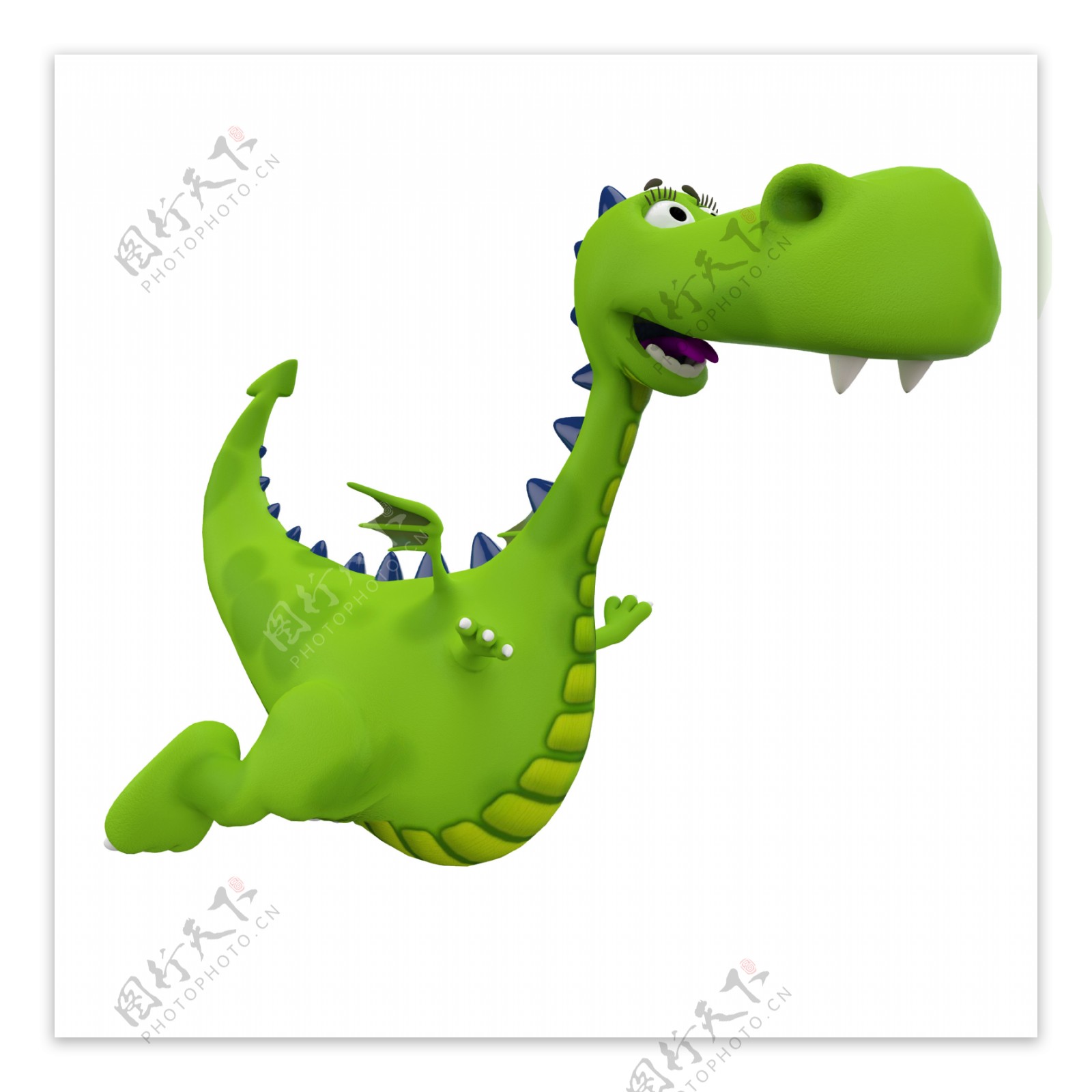 绿色恐龙图片