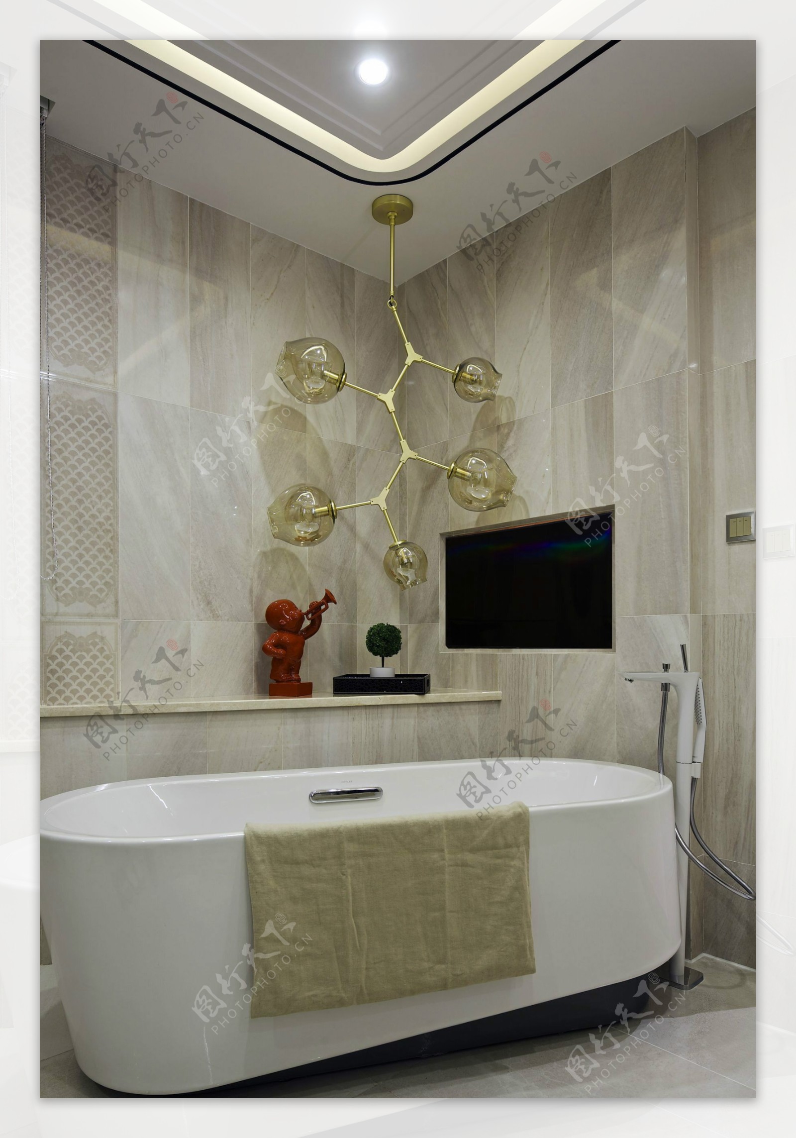 室内高端浴室装饰设计效果