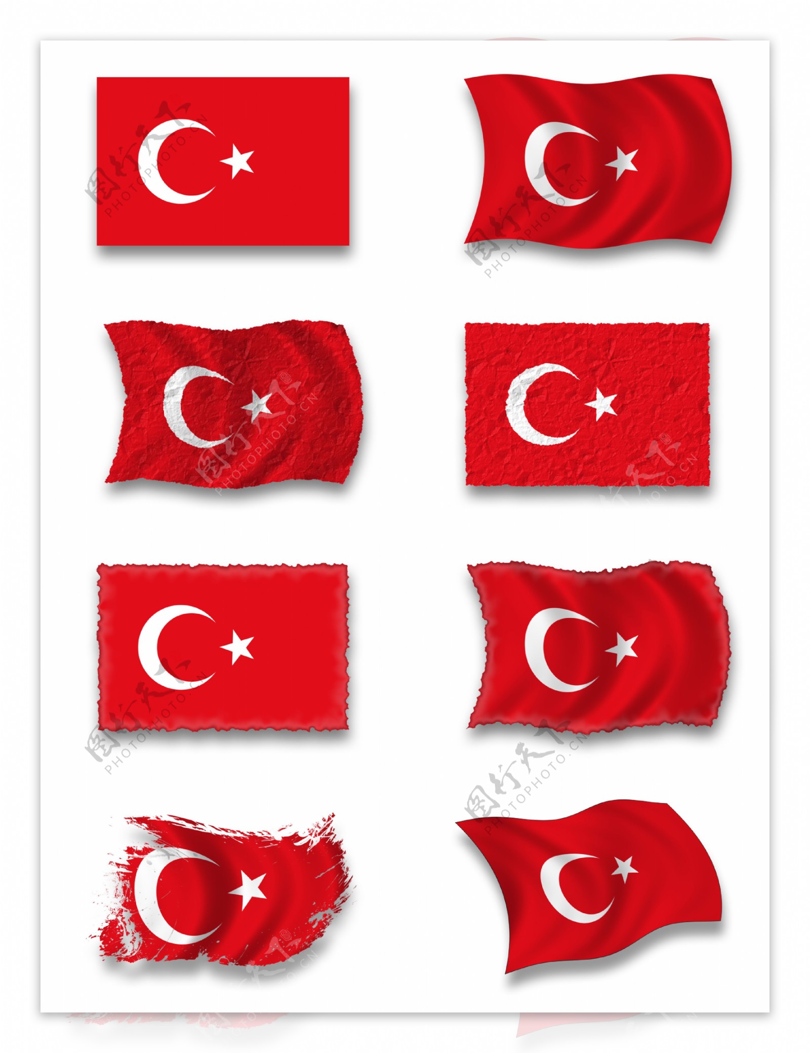 土耳其国旗标签