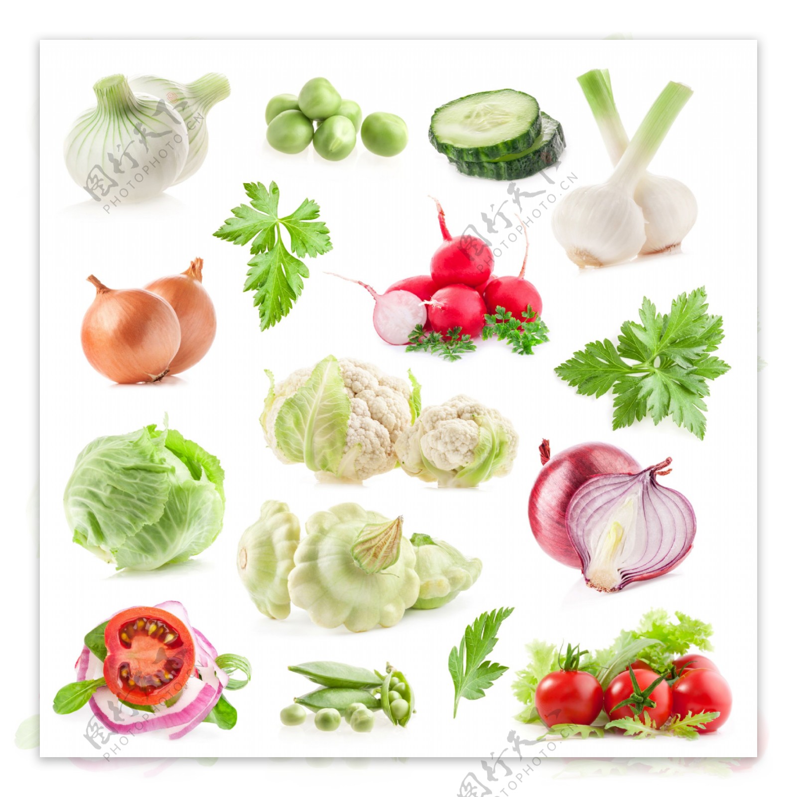 各种蔬菜高清摄影图片