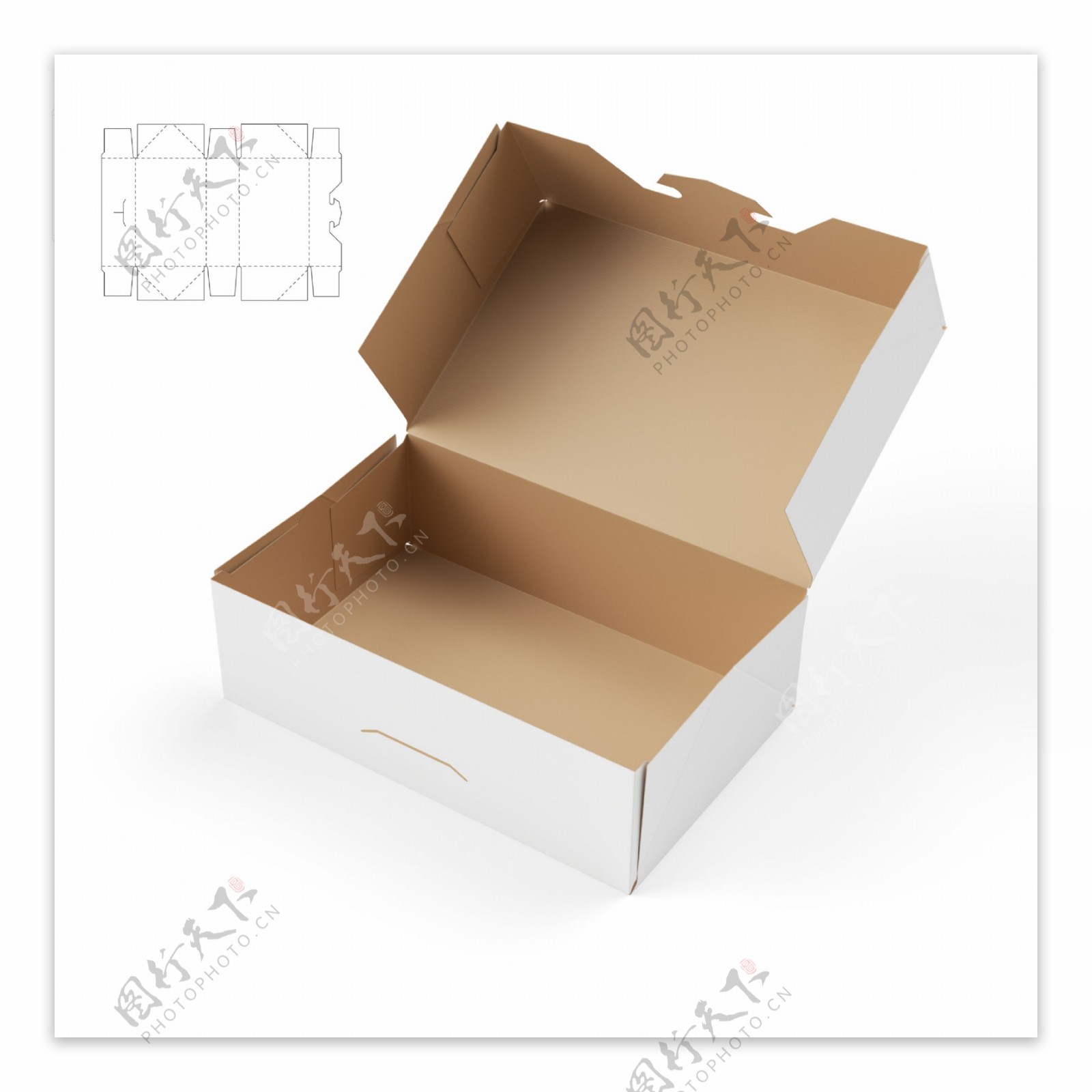 产品包装盒模板