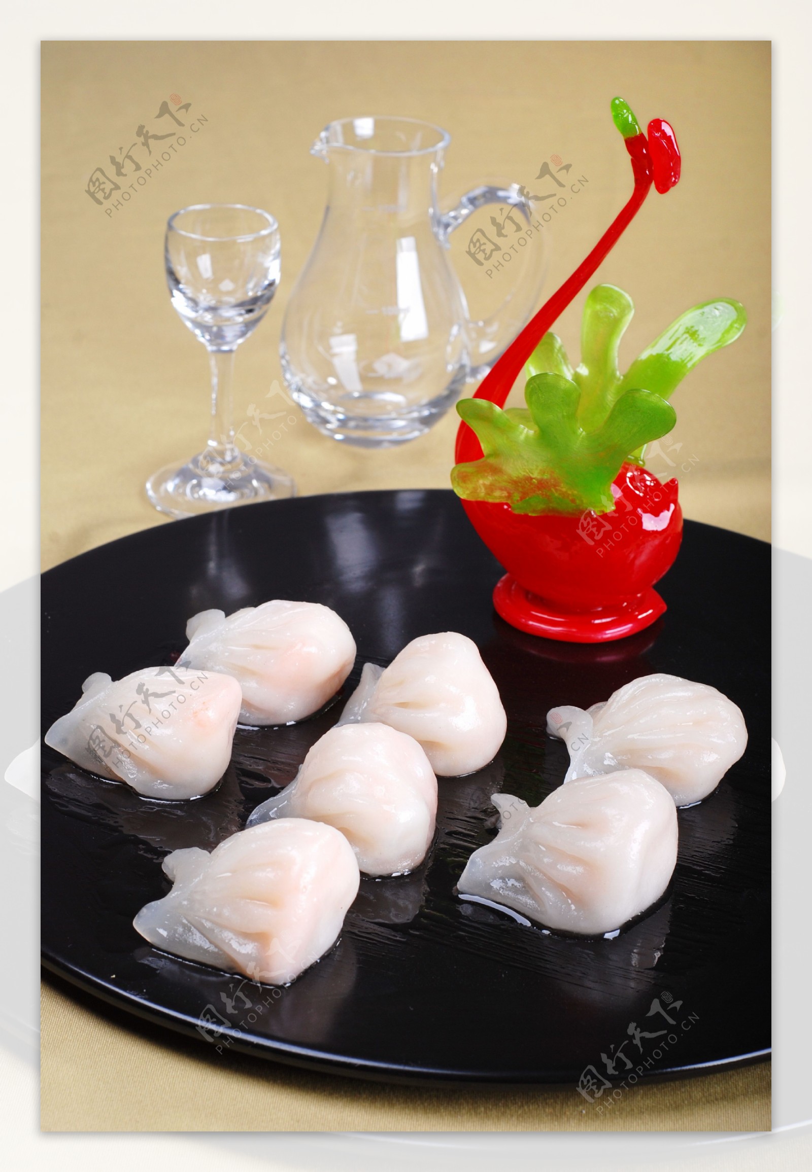 水晶虾饺图片
