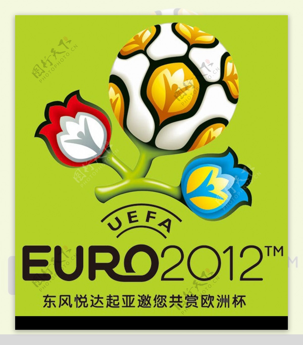 欧洲杯logo车身贴