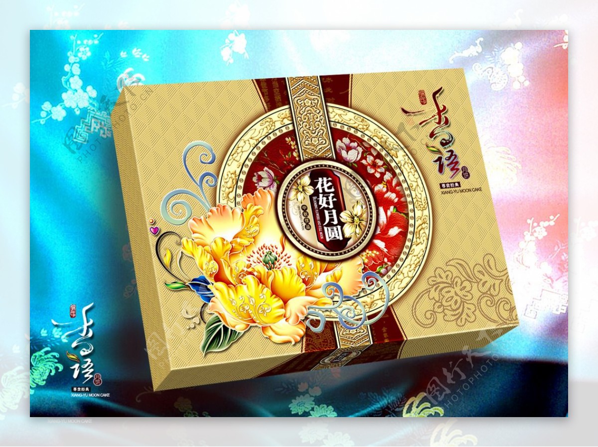中秋月饼盒设计