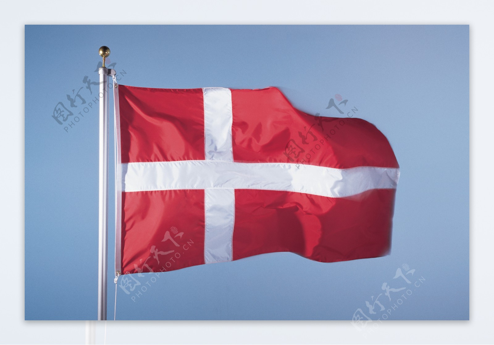 丹麦国旗图片