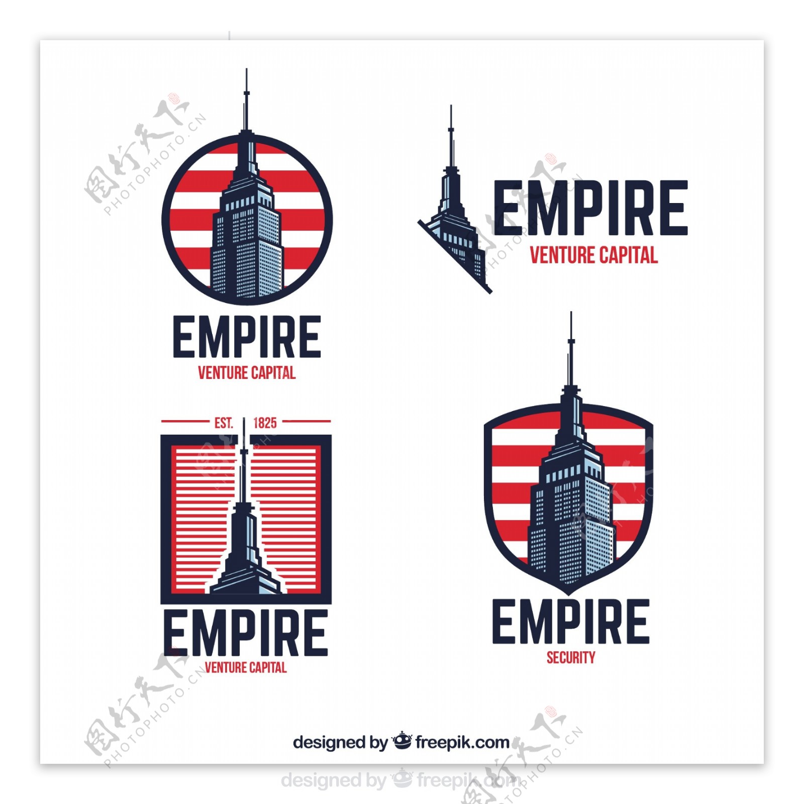 美国帝国大厦的徽章