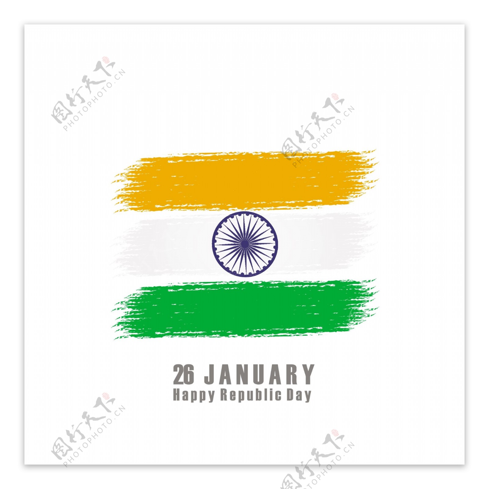 印度独立日背景