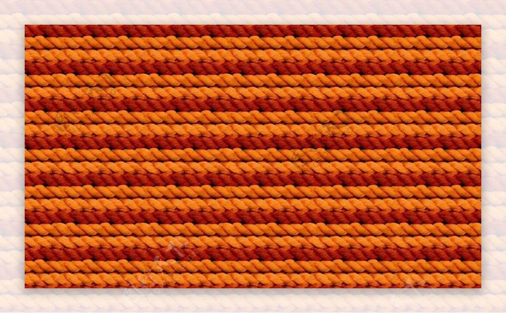 橙色麻绳背景填充图案