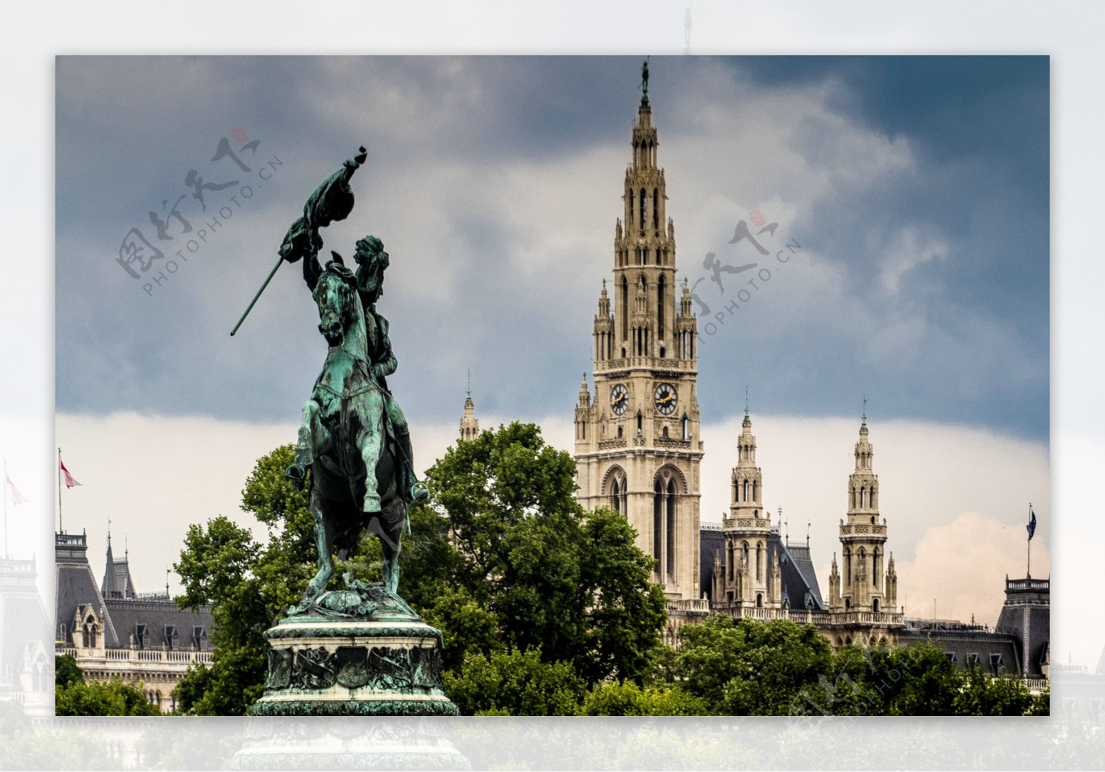维也纳英雄广场风景图片
