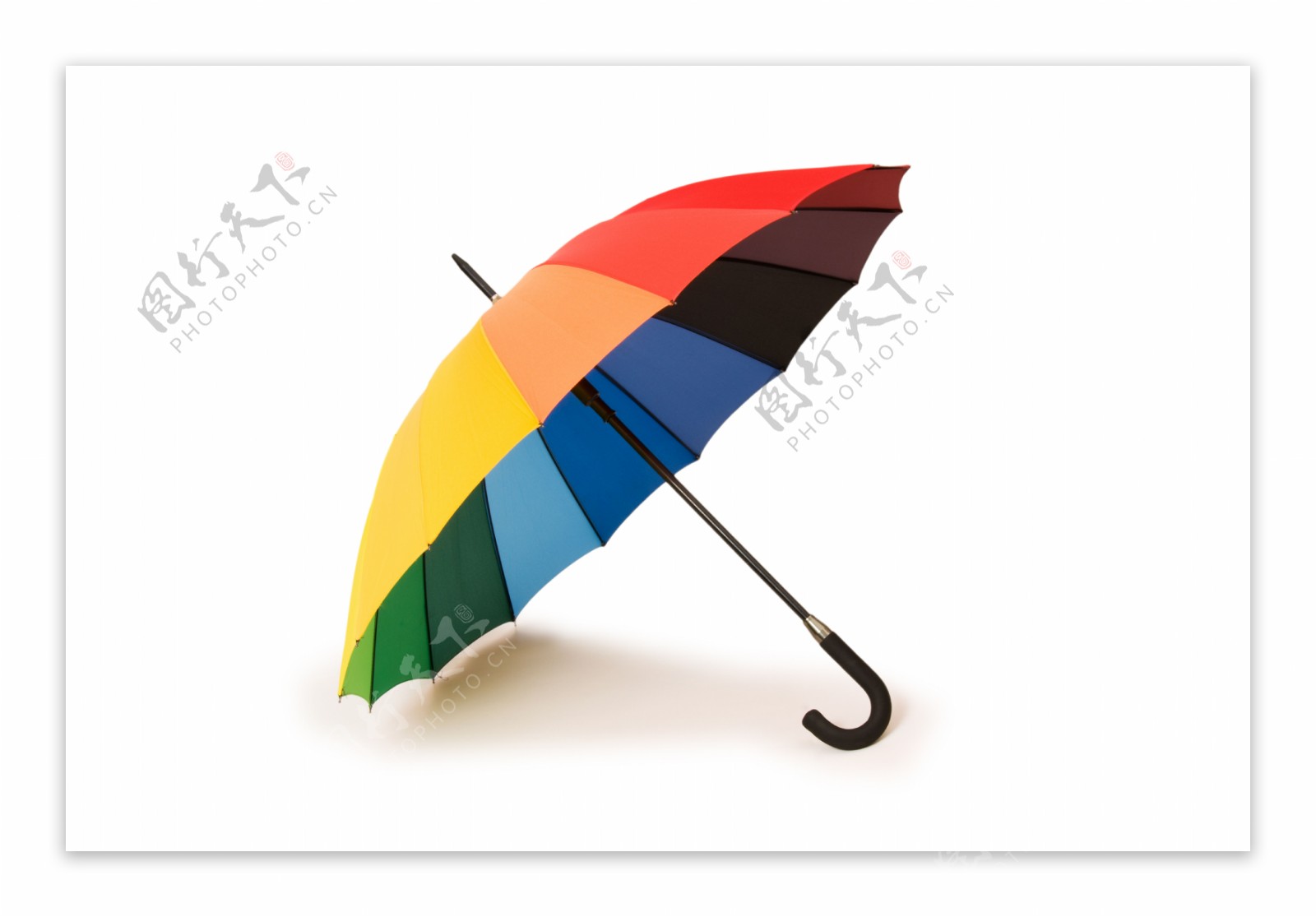 炫彩雨伞图片