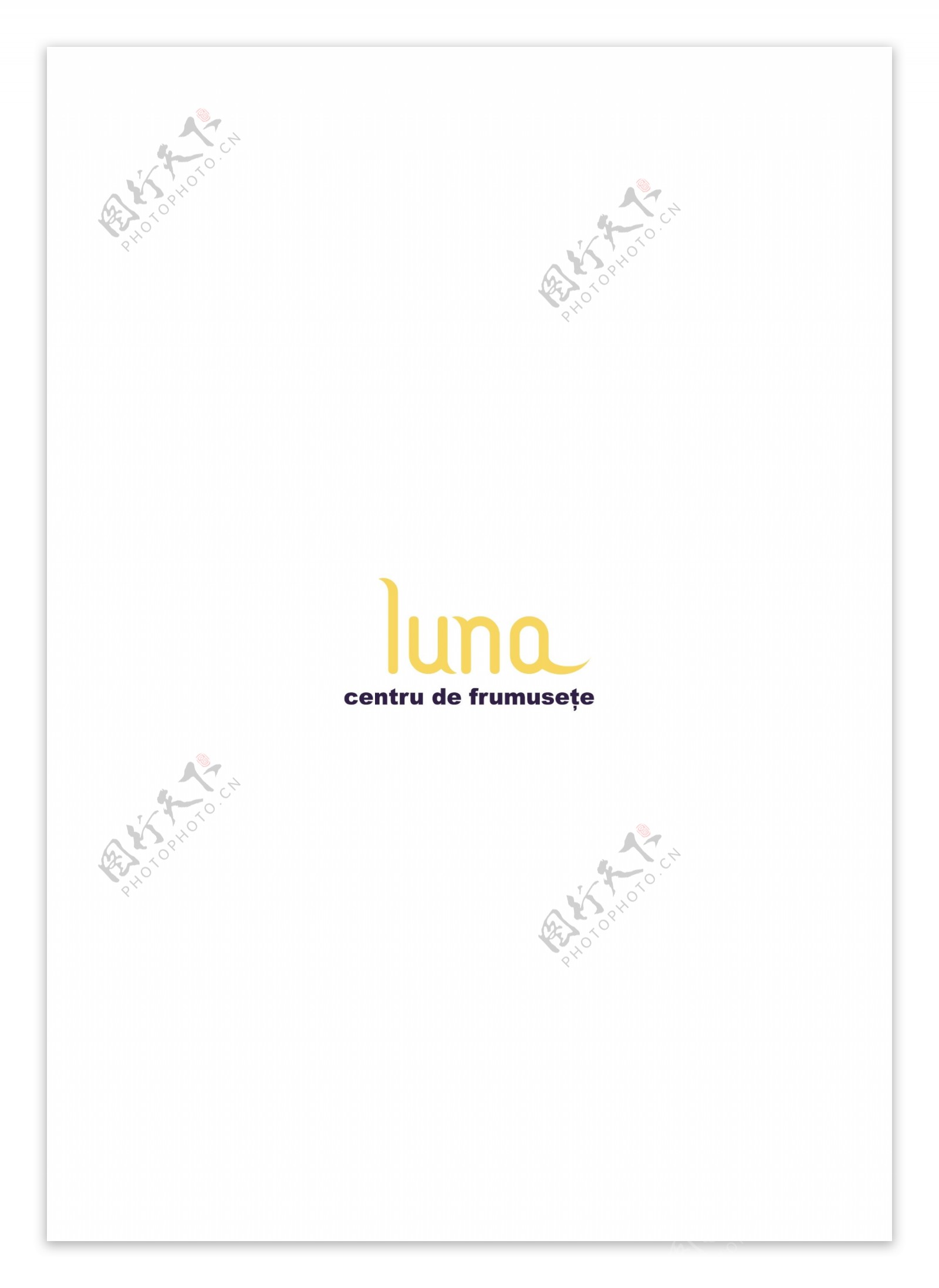 LunaBeautyCenterlogo设计欣赏LunaBeautyCenter卫生机构标志下载标志设计欣赏