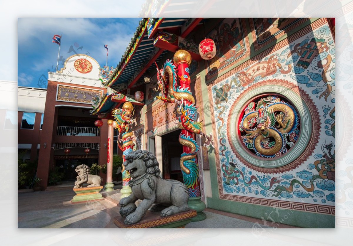 泰国中式建筑图片