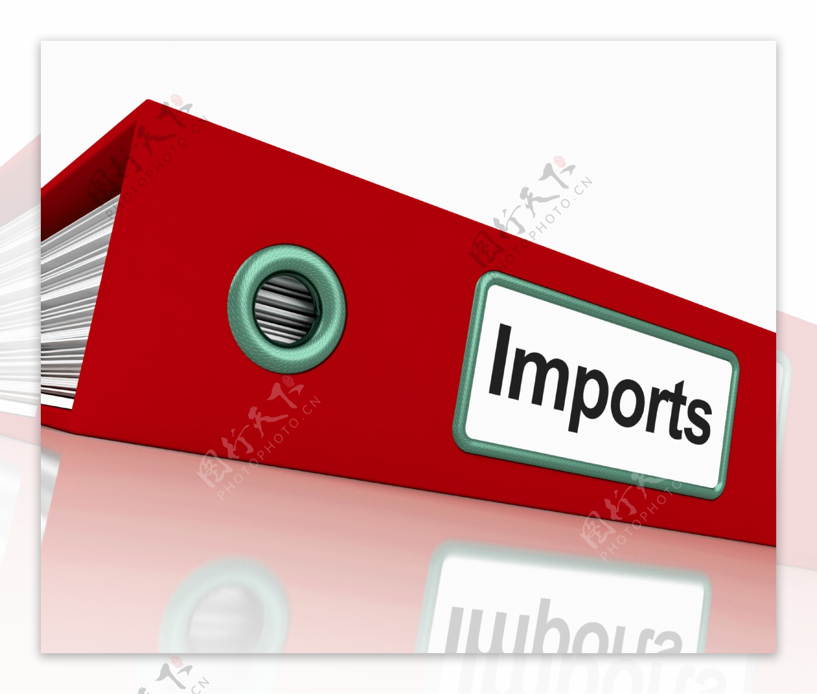 进口货物和商品的进口文件显示