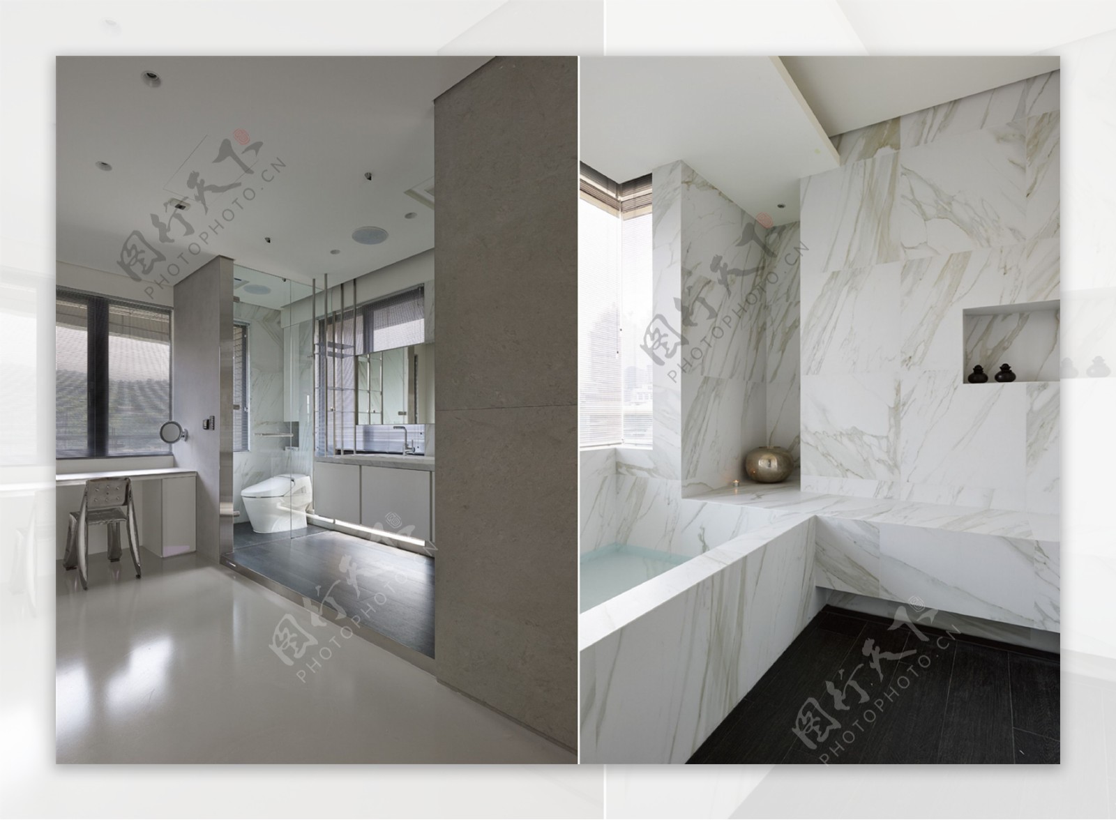 现代家居浴室装修效果图