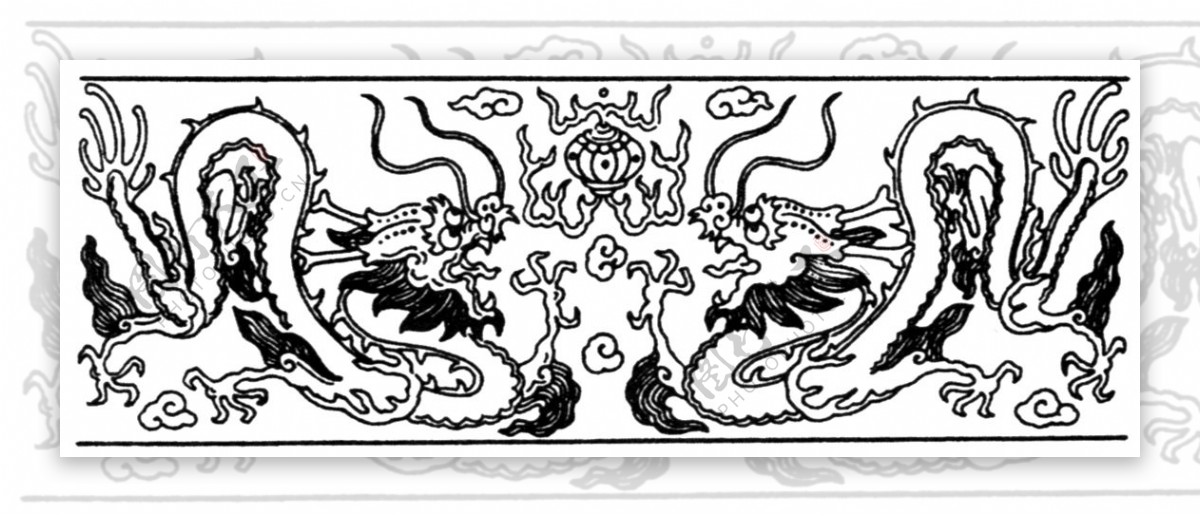 龙纹图案吉祥图案中国传统图案404