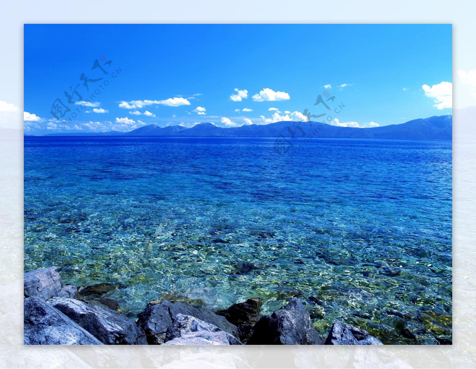 美丽的海景