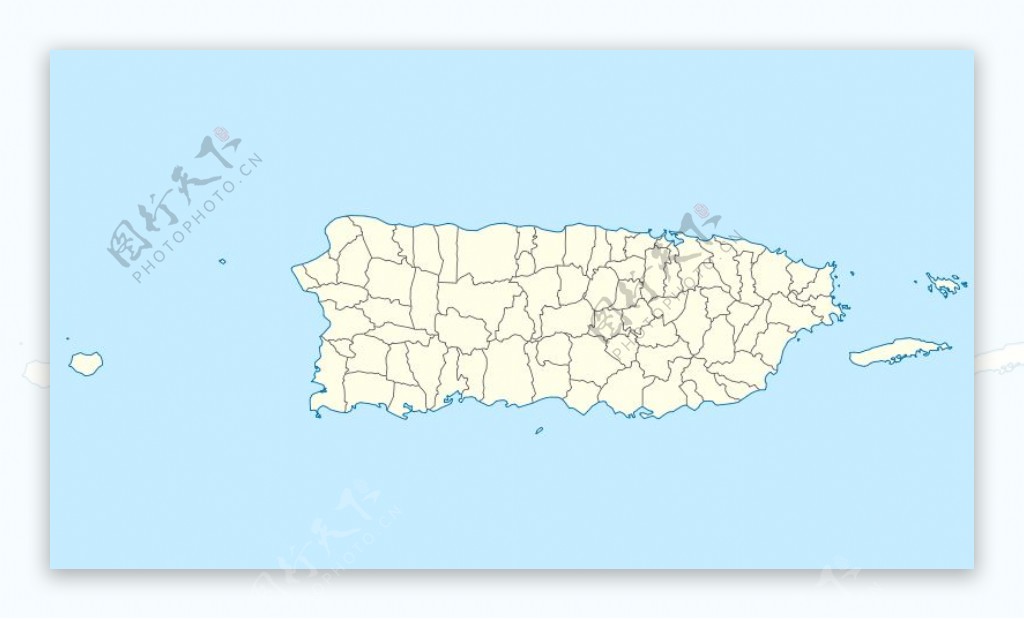 地图波多黎各