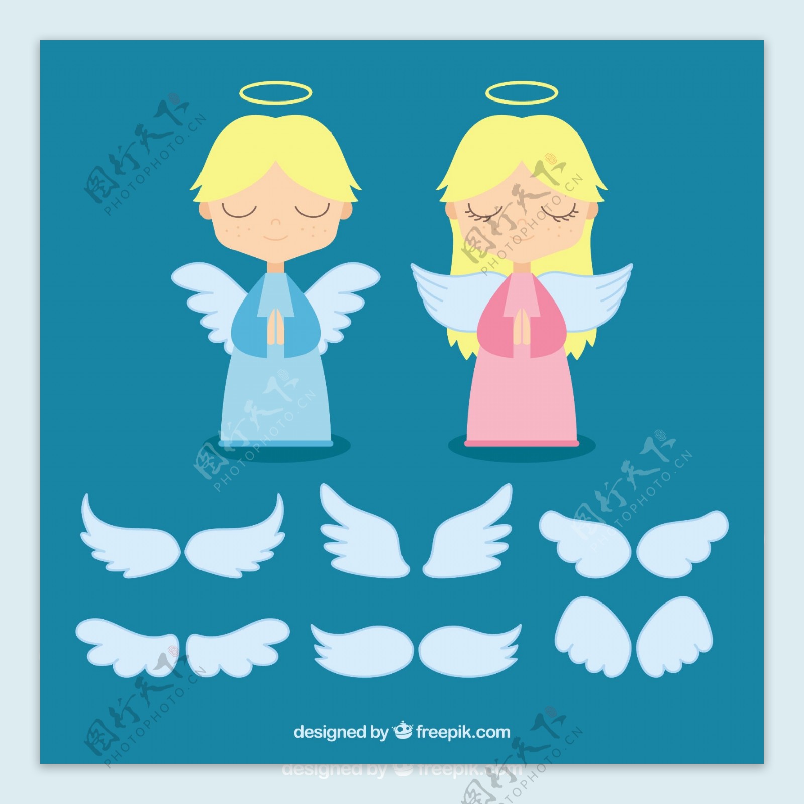 天使与不同的翅膀
