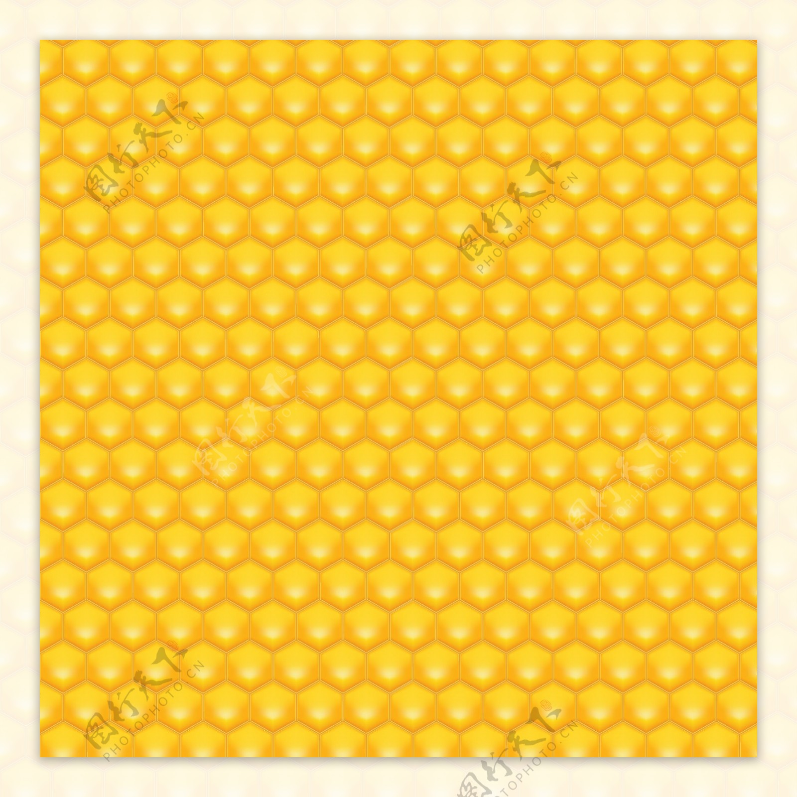 光滑的六角形蜂蜜图案