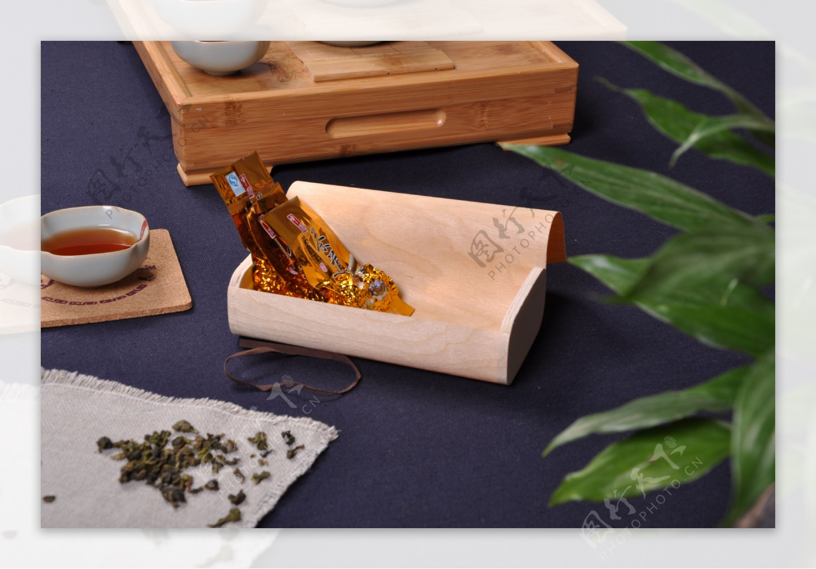木质茶叶礼品盒插图图片