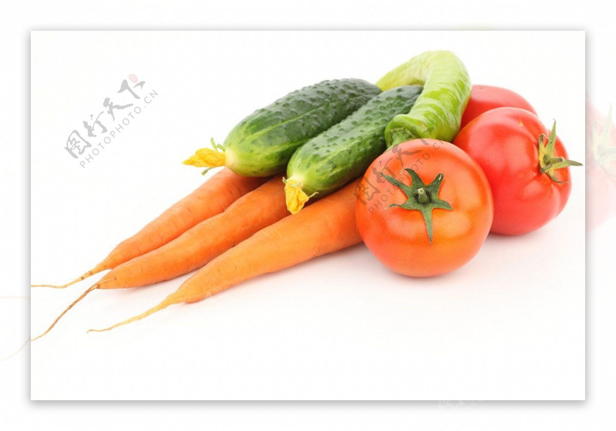 西红柿和胡萝卜图片