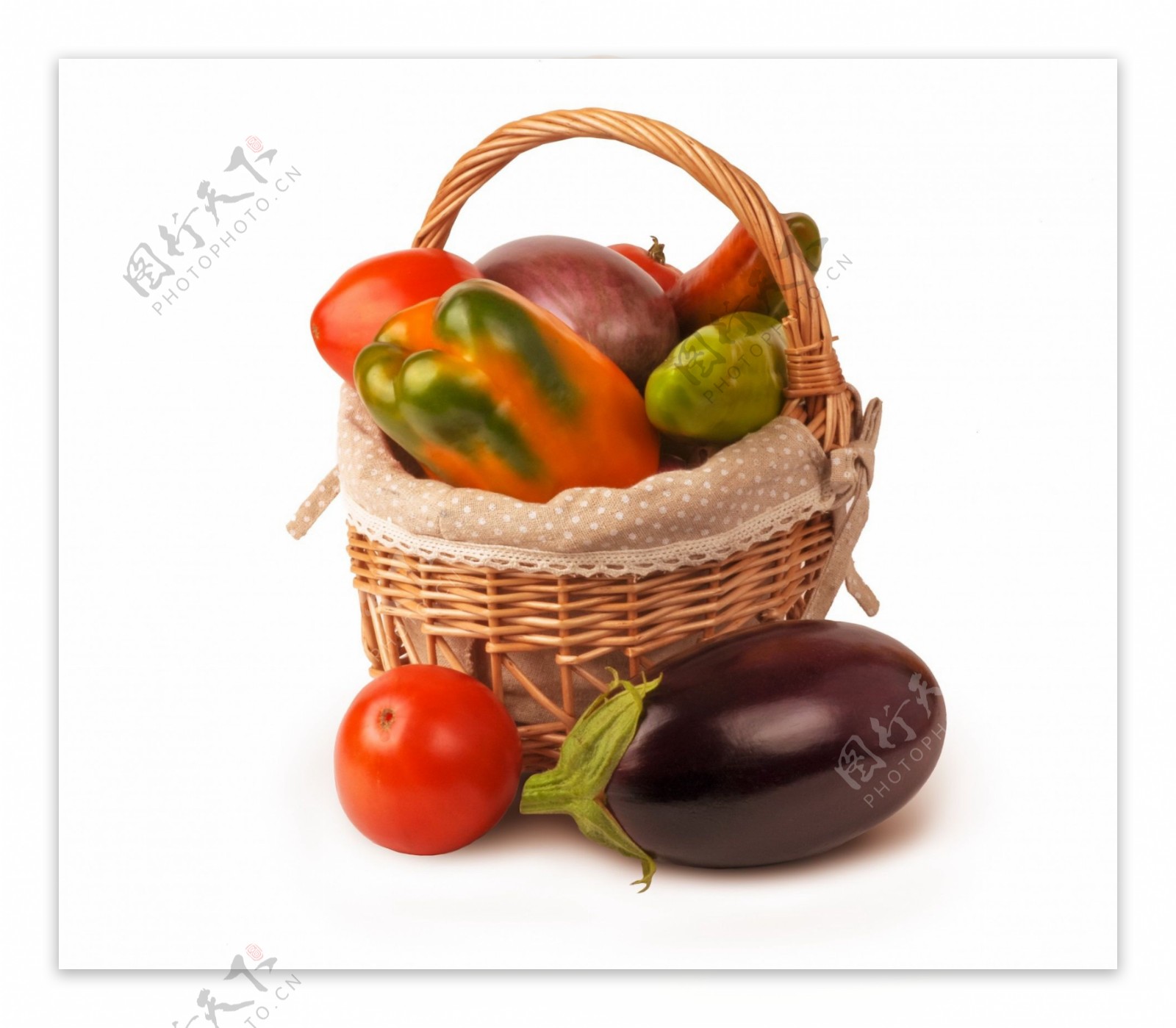 一篮蔬菜水果图片