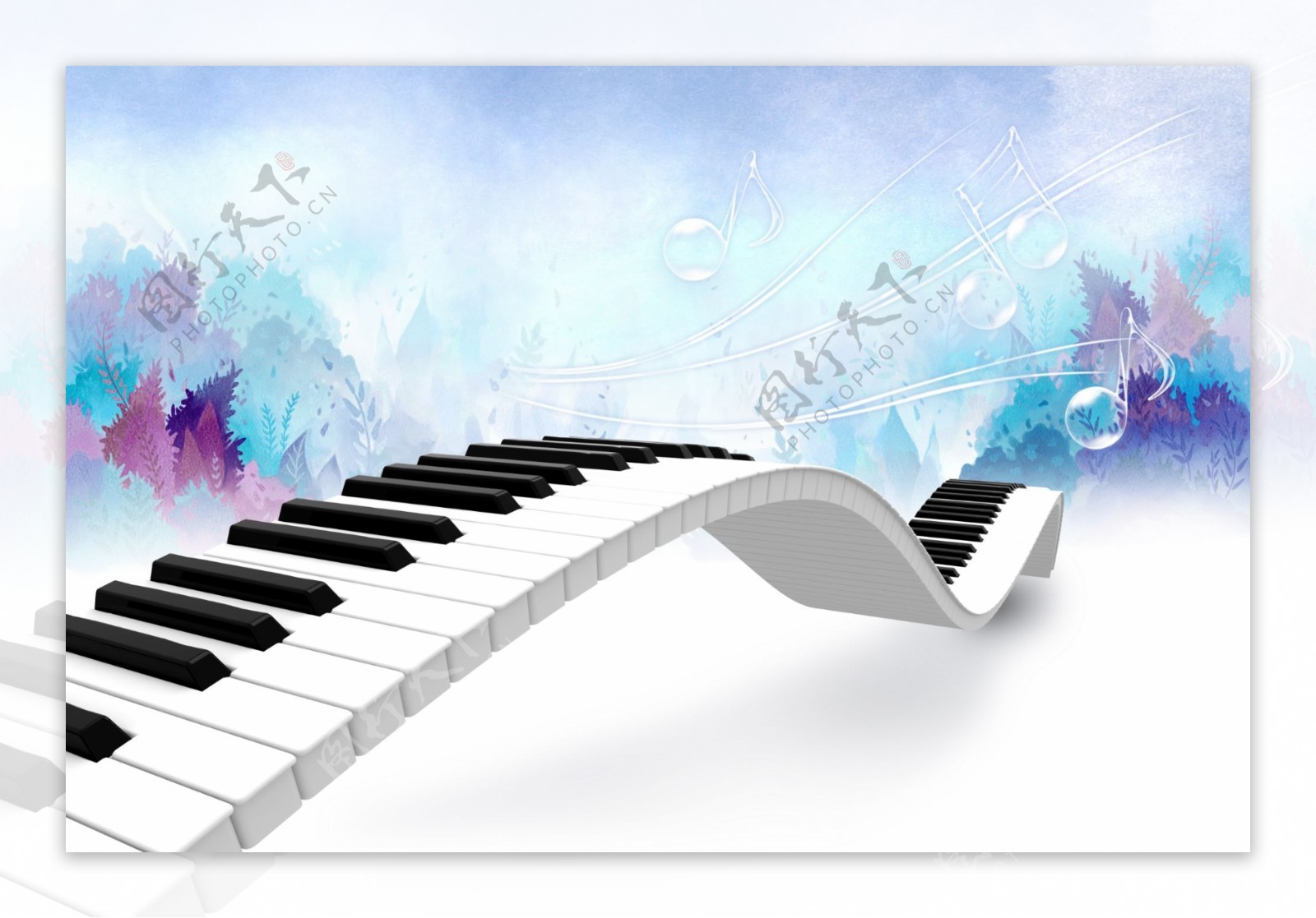 梦幻钢琴音符