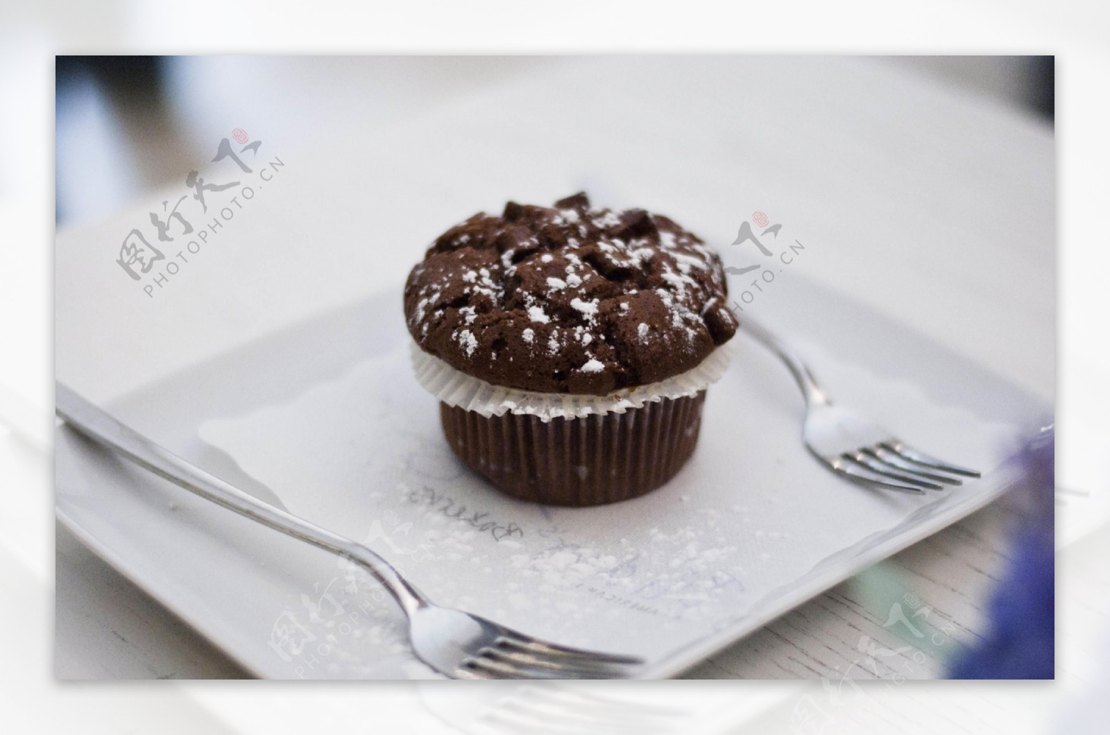 美味巧克力布丁蛋糕图片