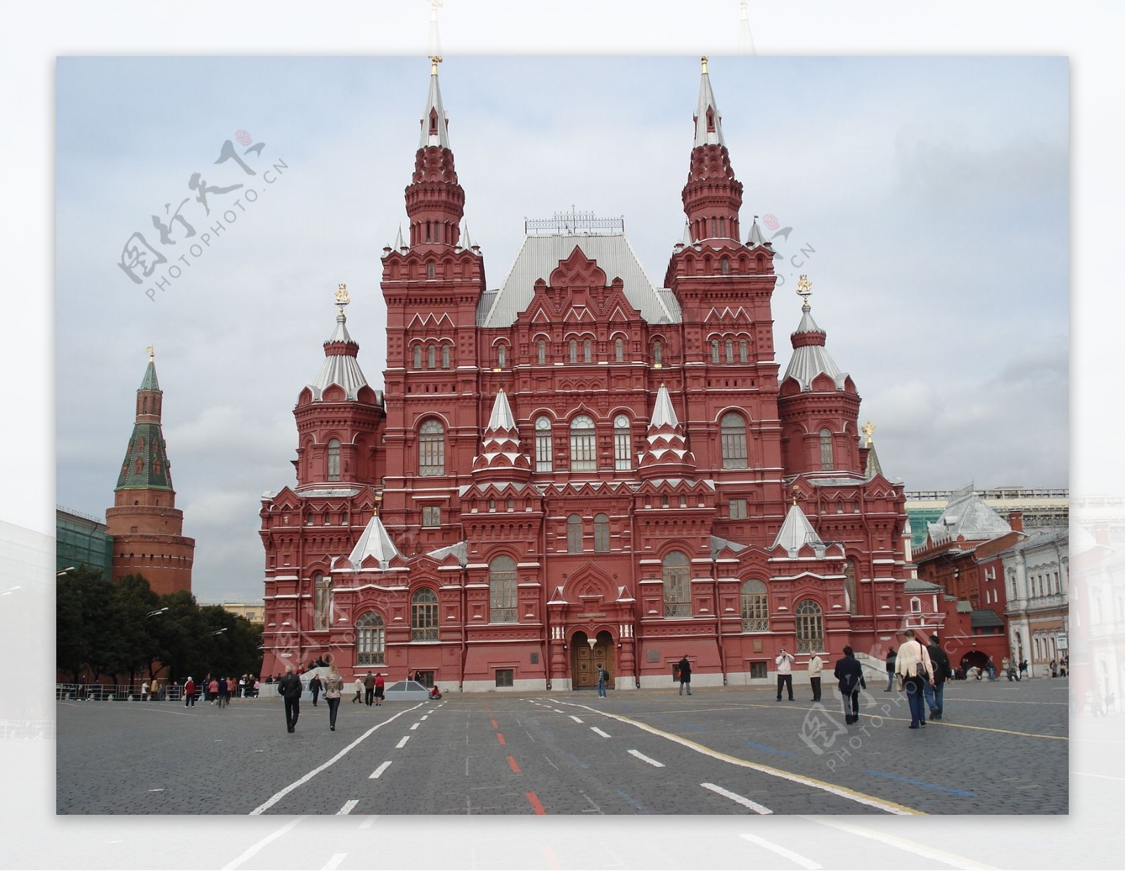 俄罗斯红场景观图片