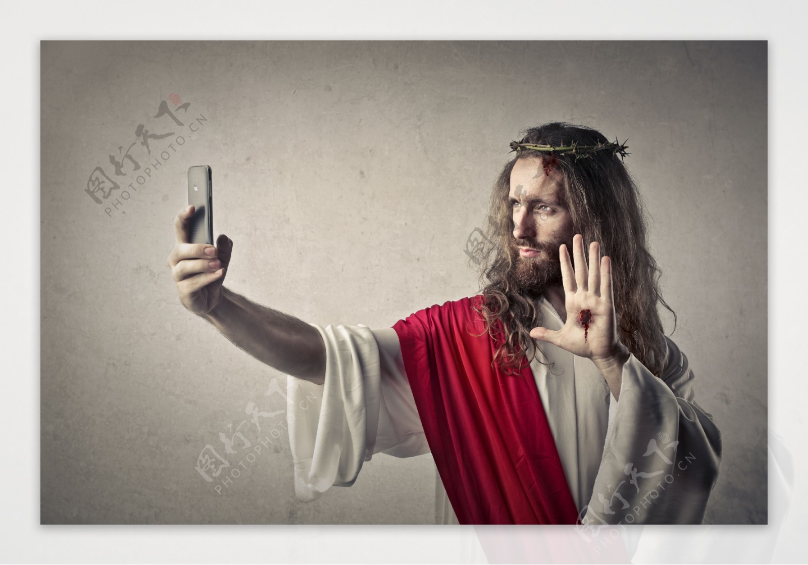 自拍的耶稣图片