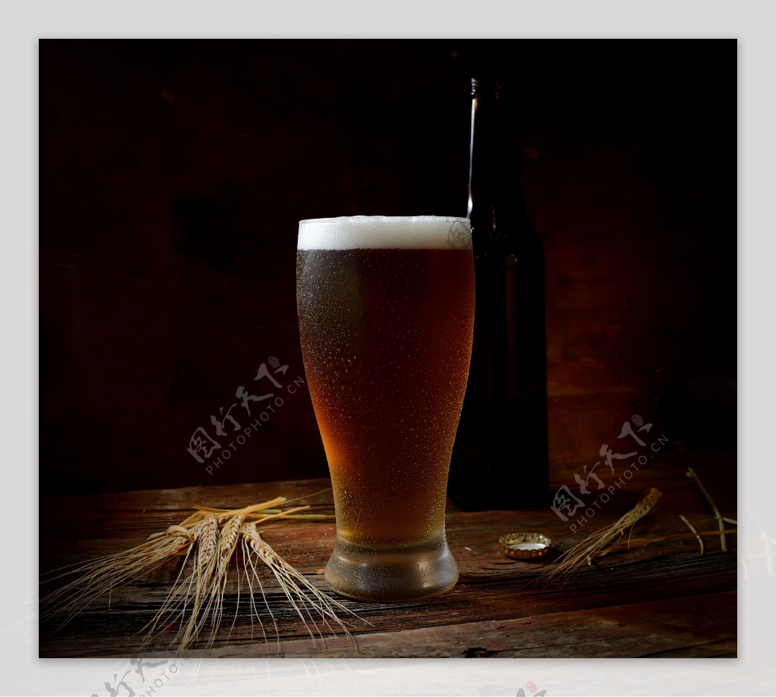 啤酒与小麦图片