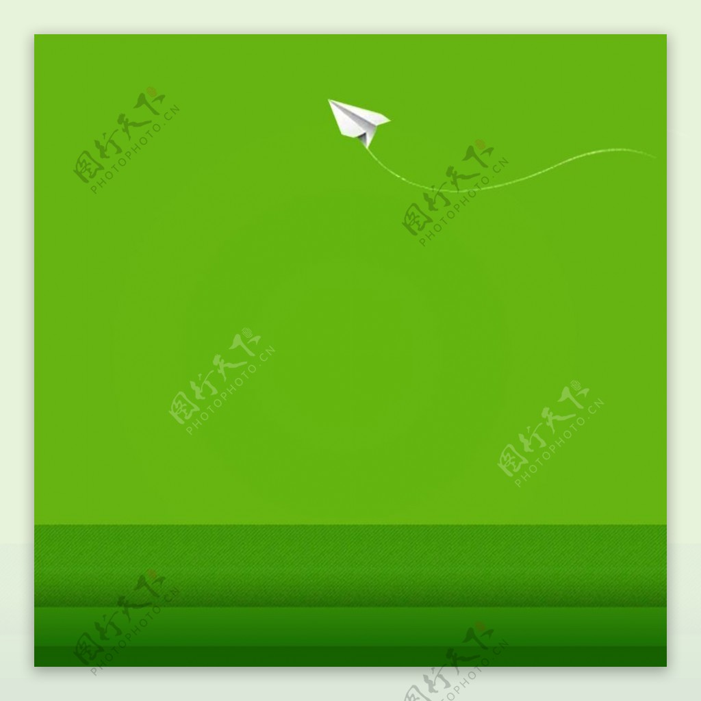 绿色简约素材模板