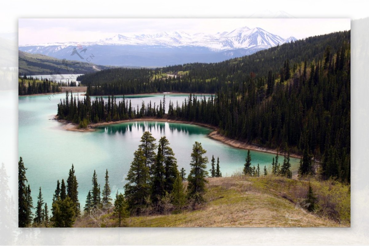 唯美的加拿大山水景色高清图片