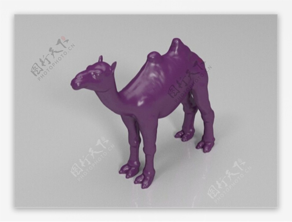 骆驼3D打印模型