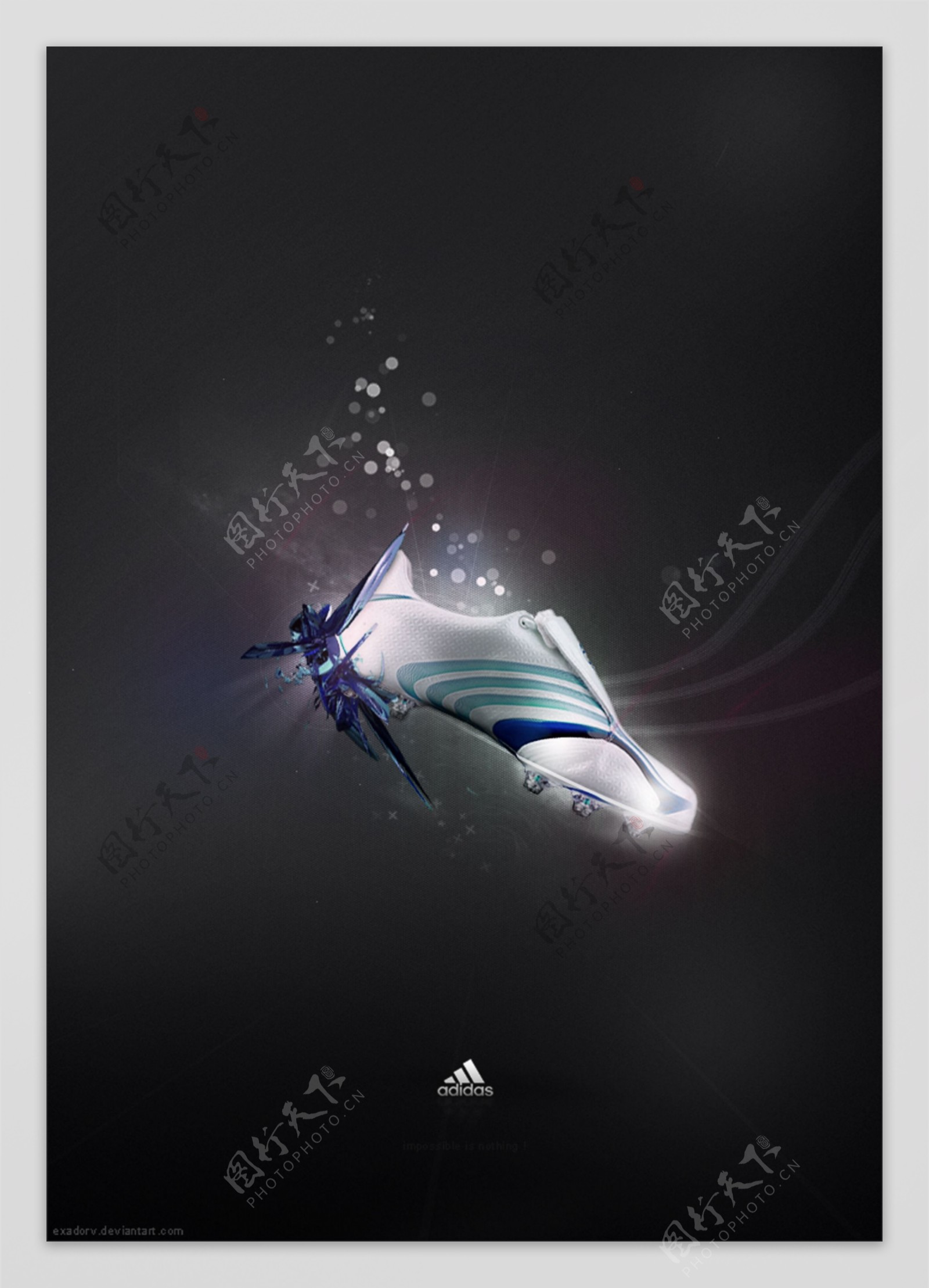 Adidas3张广告PSD模板下载