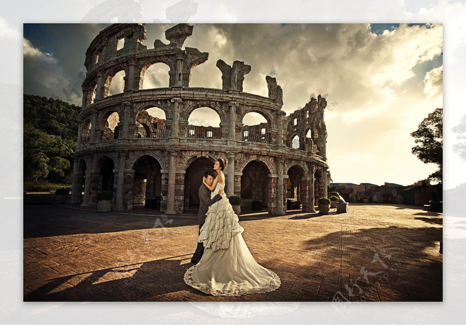 罗马风格婚纱照图片