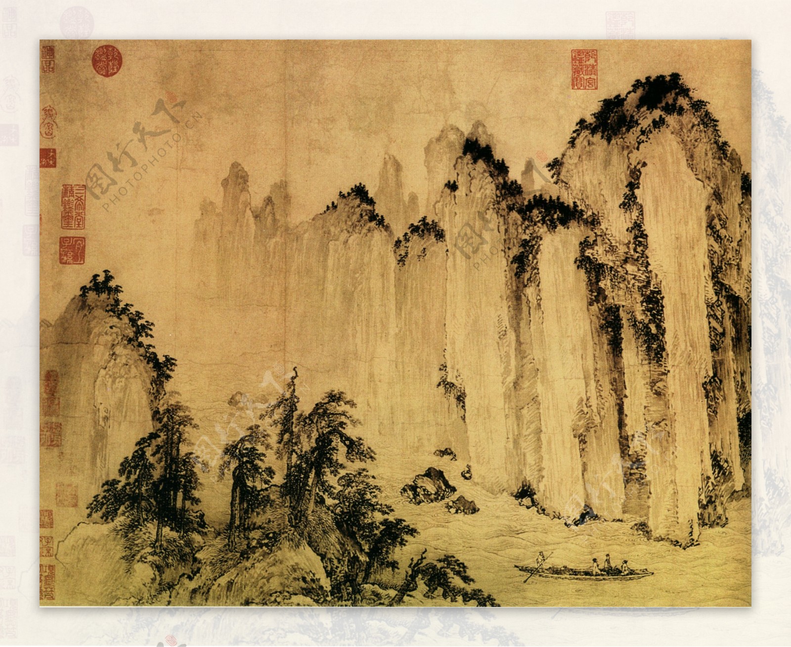 赤壁图2a山水画中国古画0218