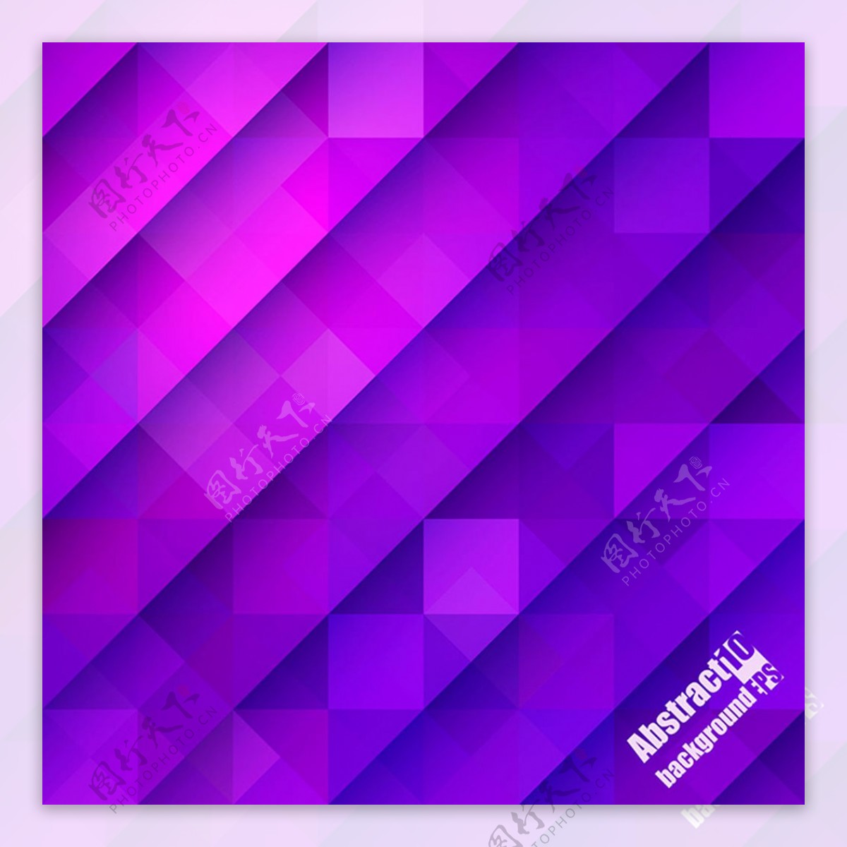 紫色梦幻方块背景矢量