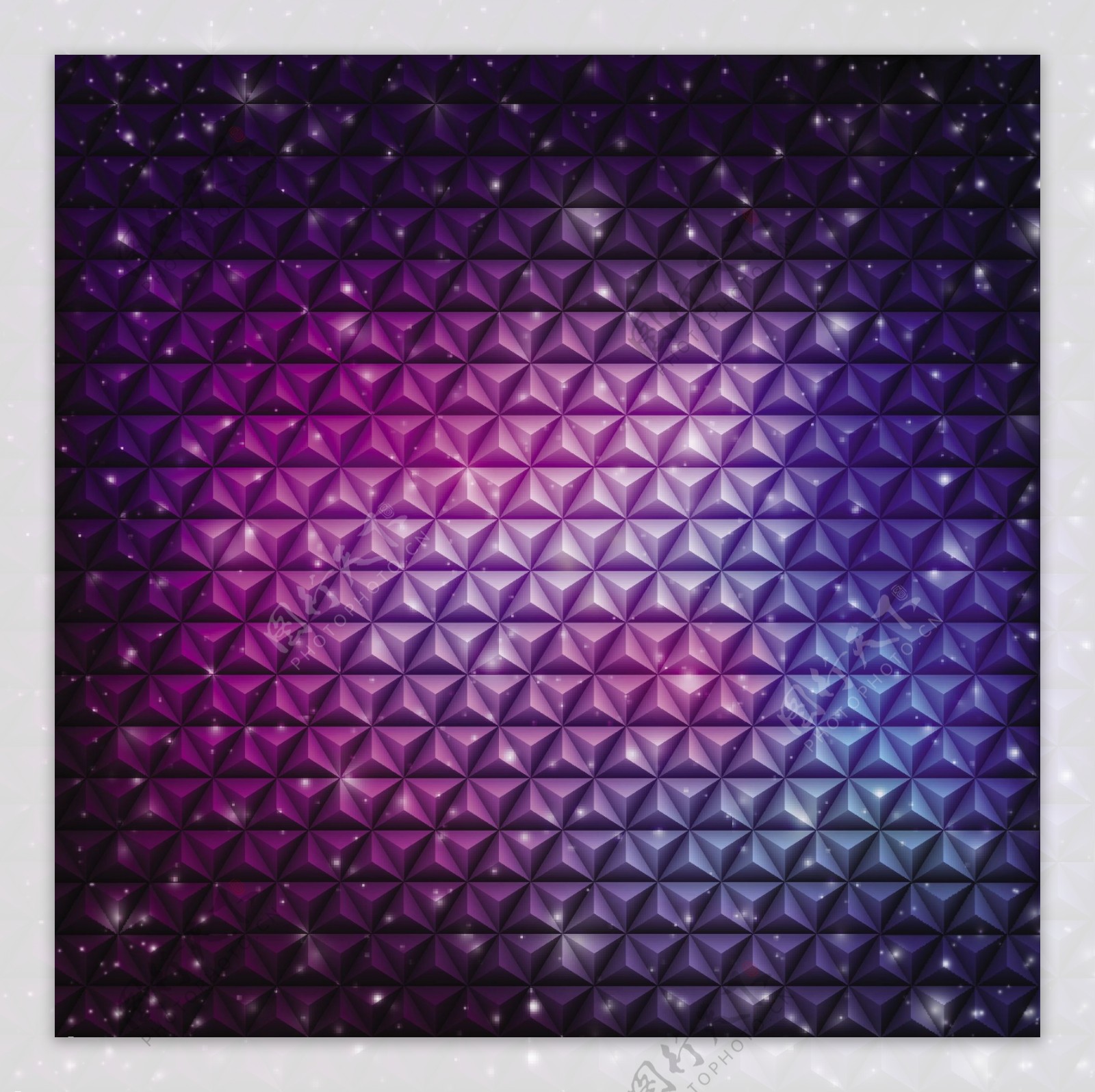 紫色立体抽象背景矢量素材图片